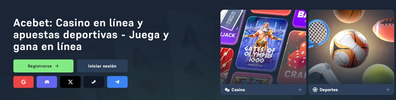 Opciones de pago disponibles en Acebet